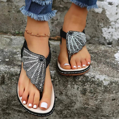Shiny Beach Sandals