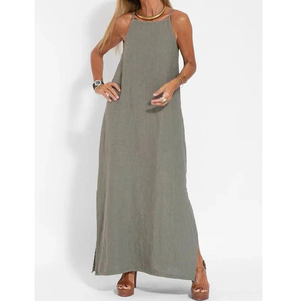 Fabulous | Women's White Slip Dress for Summer-3
