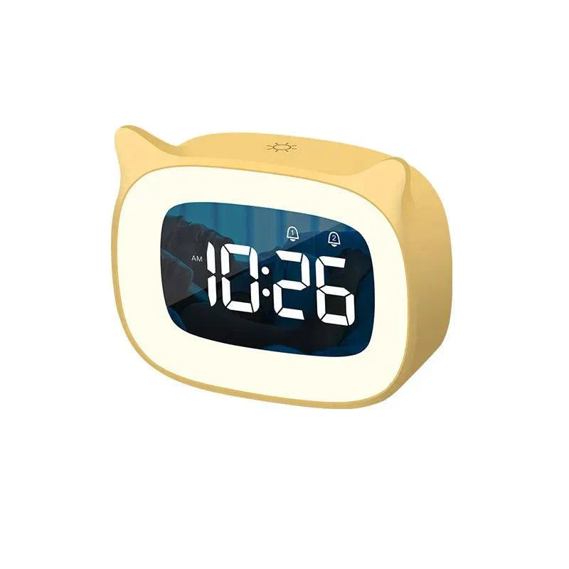 Smart LED Clock Radio with Rechargeable Nightlight