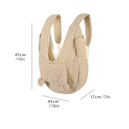 Large Comfortable Pet Backpack Carrier for Cats Dogs