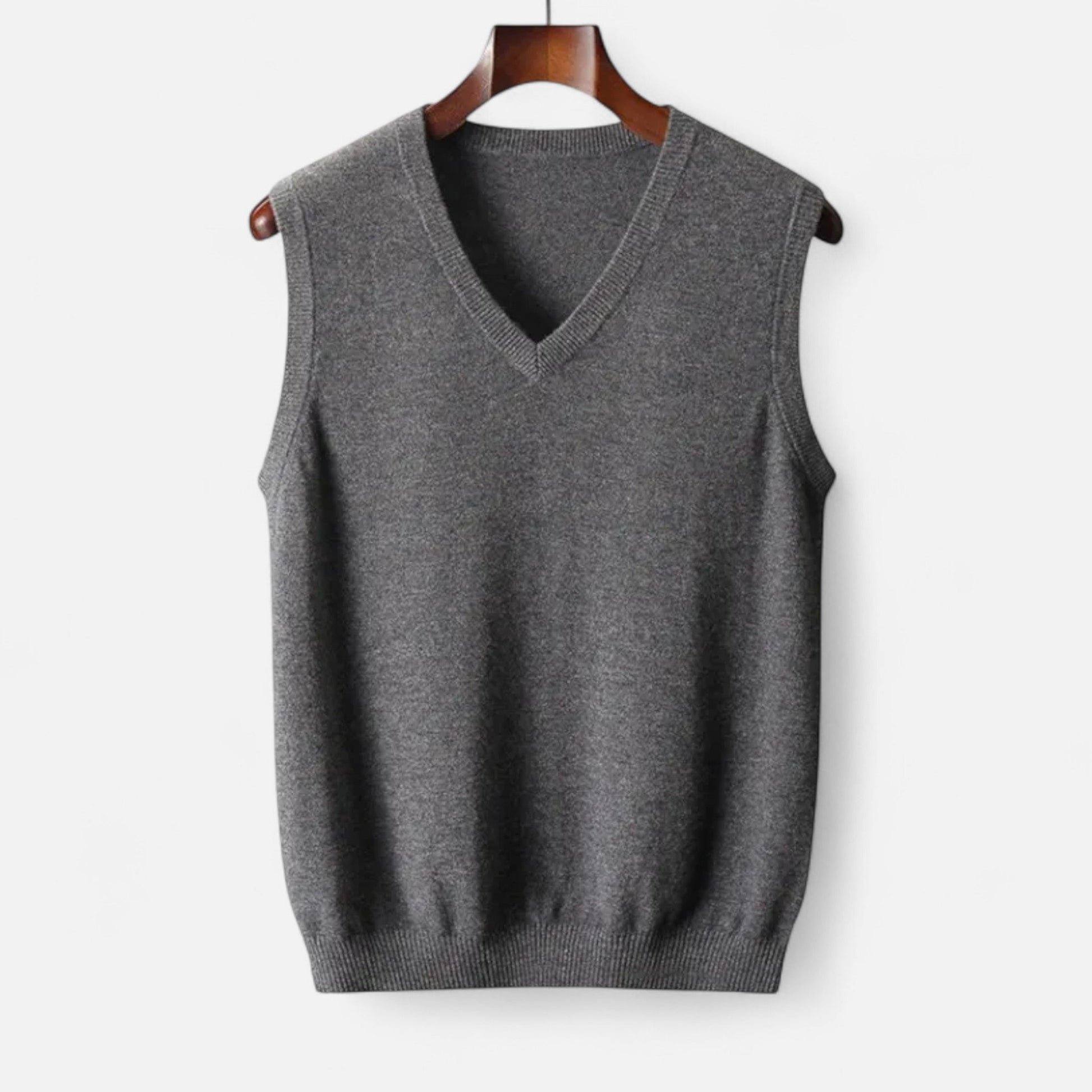 Sebastian | Men’s Merino Wool V-Neck Vest 0