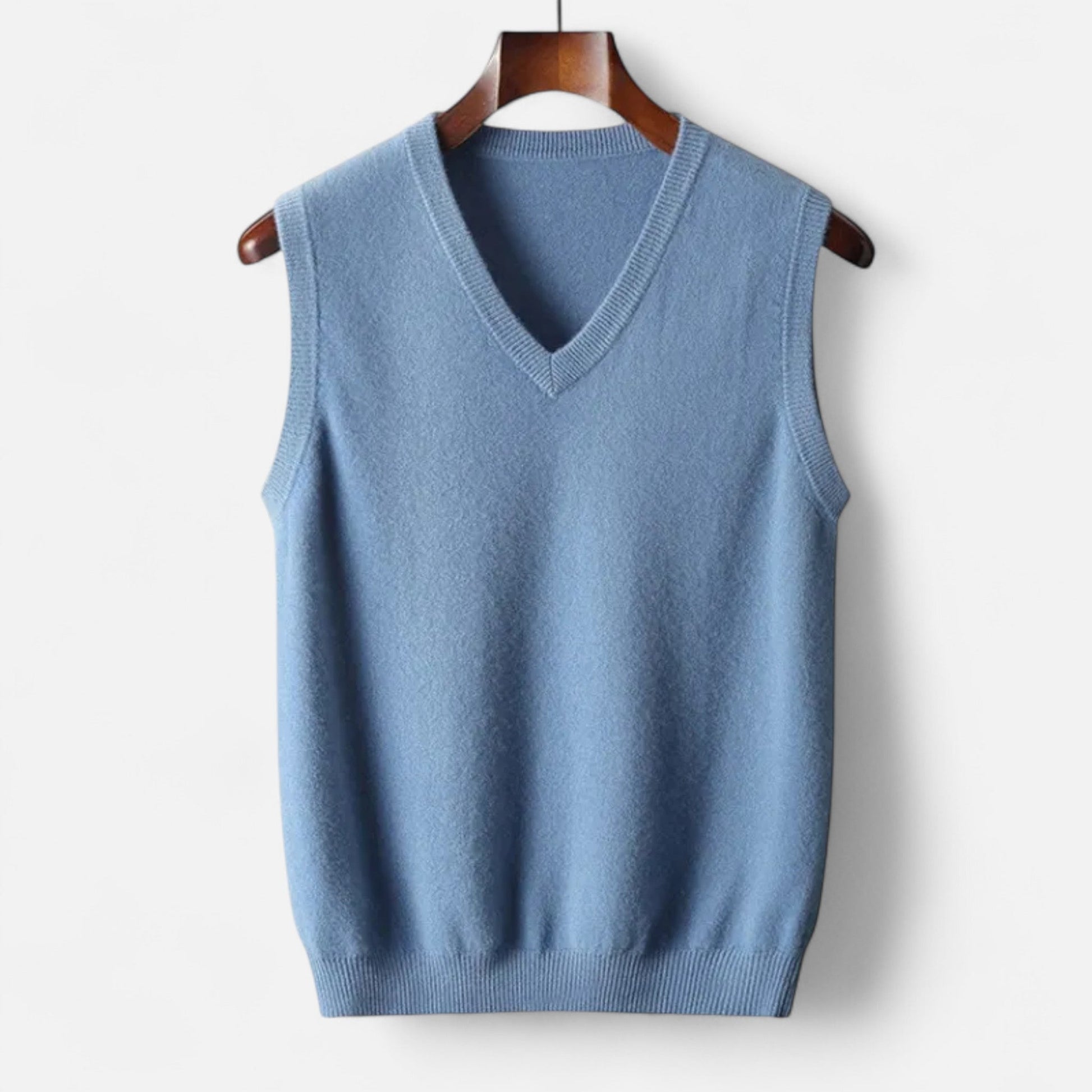 Sebastian | Men’s Merino Wool V-Neck Vest 6