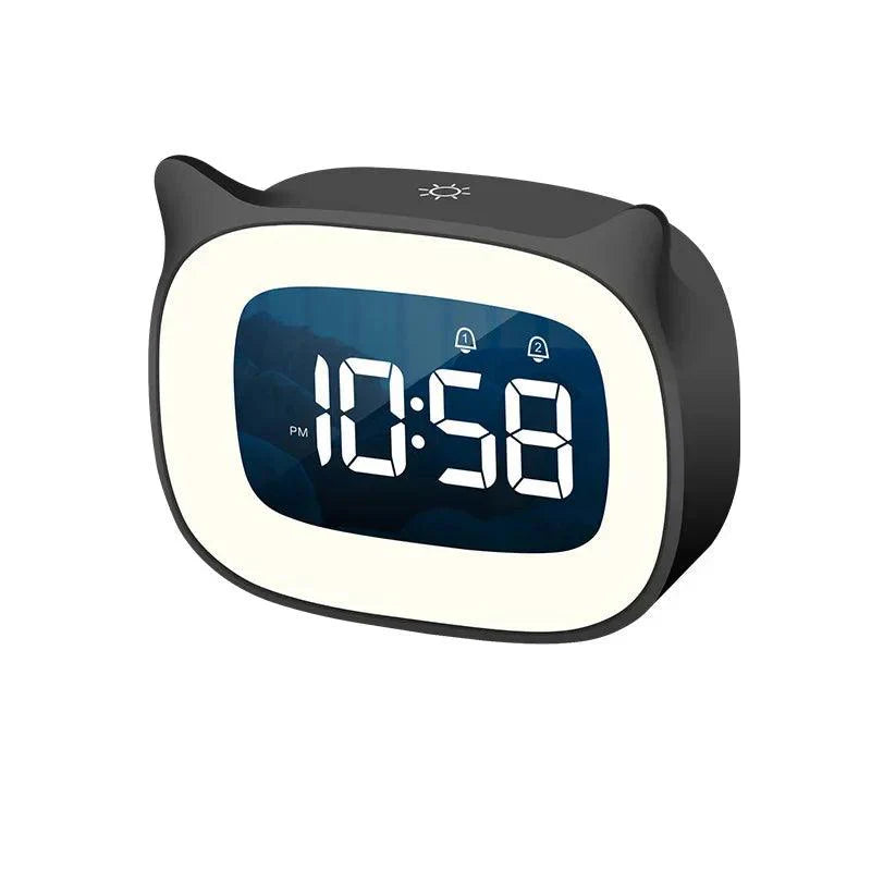 Smart LED Clock Radio with Rechargeable Nightlight