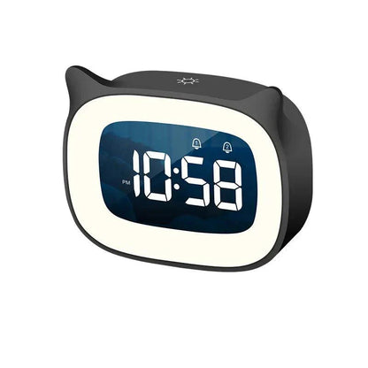 Smart LED Clock Radio with Rechargeable Nightlight