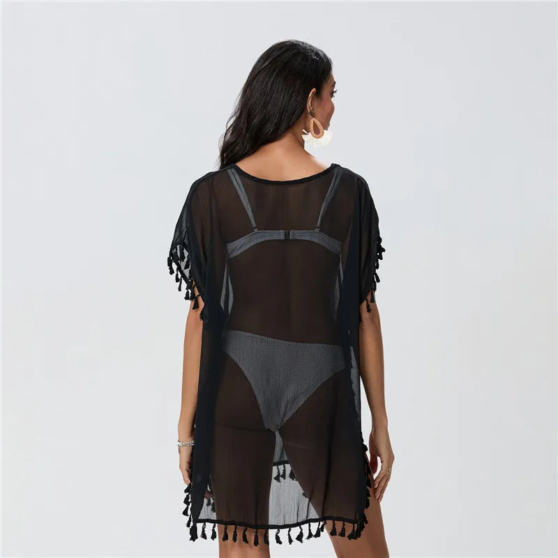 Chic Lace Cover-Up | Beach Dress for Women-3