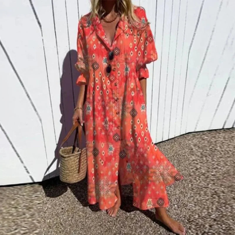Free Spirit Floral Maxi Dress