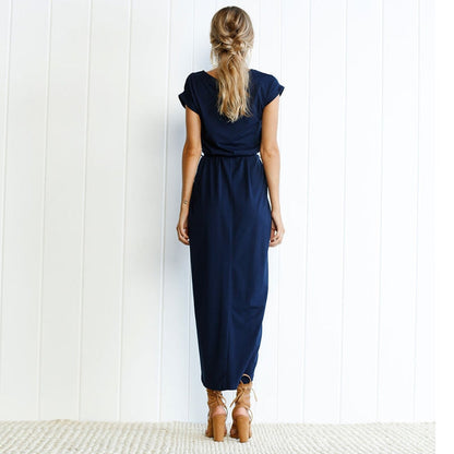 Elegant Long Split Maxi Dress for Women