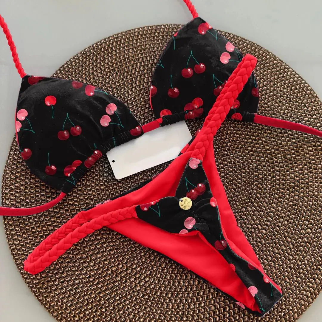 Bella | High Cut Bikini Set for Women-4