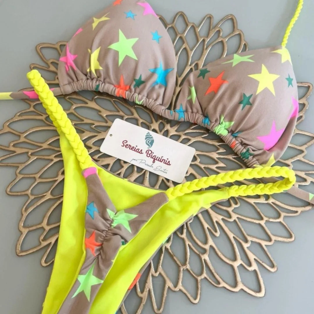 Bella | High Cut Bikini Set for Women-3