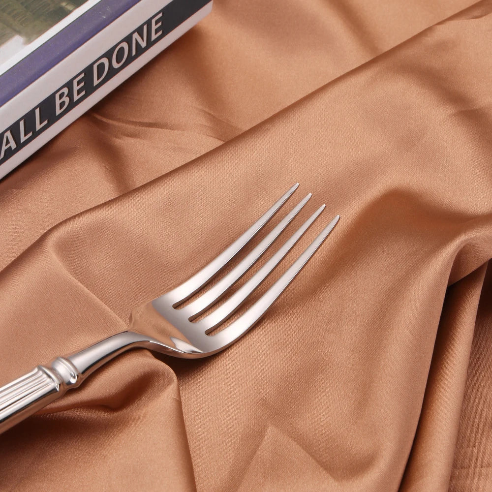 High Quality Silver Cutlery Set – Durable Stainless Steel Utensils