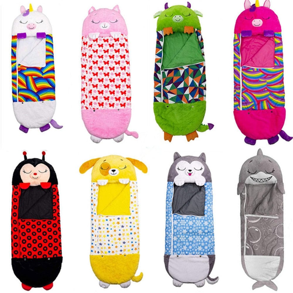Comfy Kids Sleeping Bag - Warm Fun Slumber Bag for Boys Girls