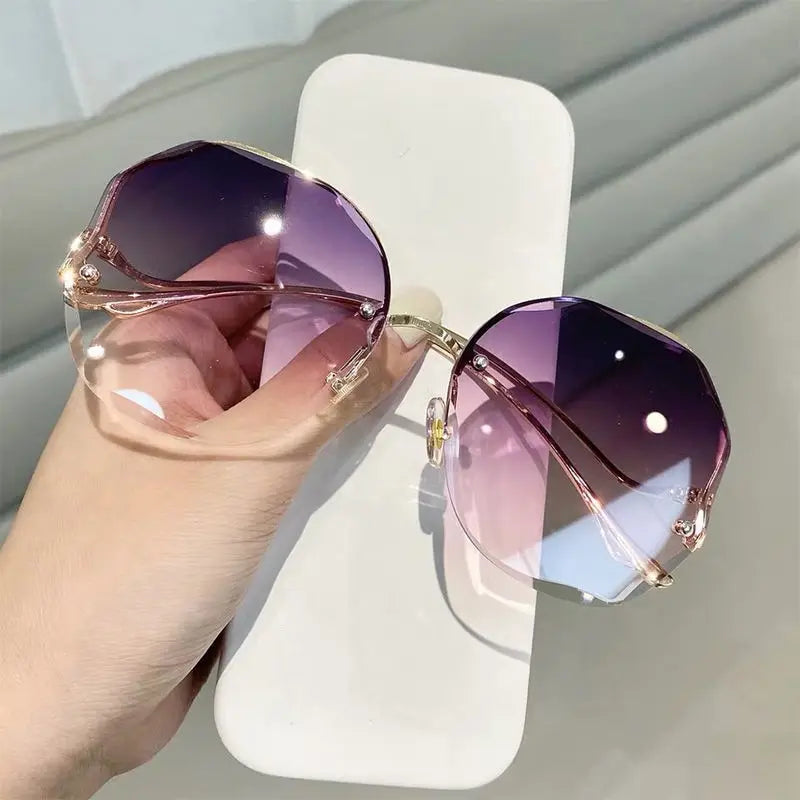 Women's Fashion Large Square Sunglasses