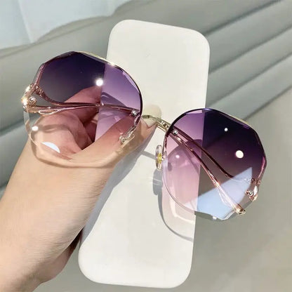 Women's Fashion Large Square Sunglasses