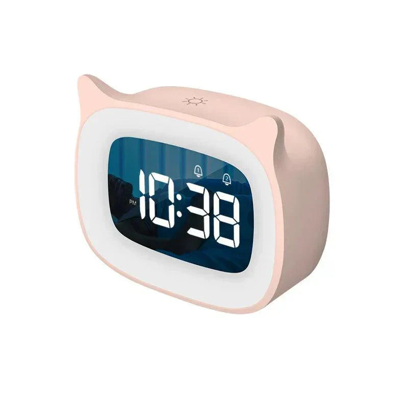Smart LED Clock Radio with Rechargeable Nightlight