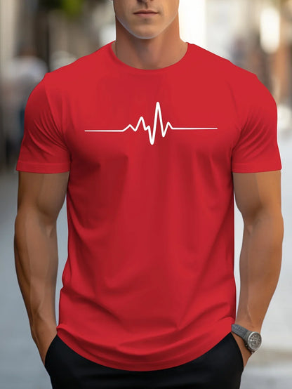 Men's Classic Graphic T-Shirt Comfortable Casual Tee