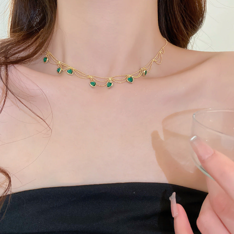 Lovely Silver Love Necklace - Luxivelle