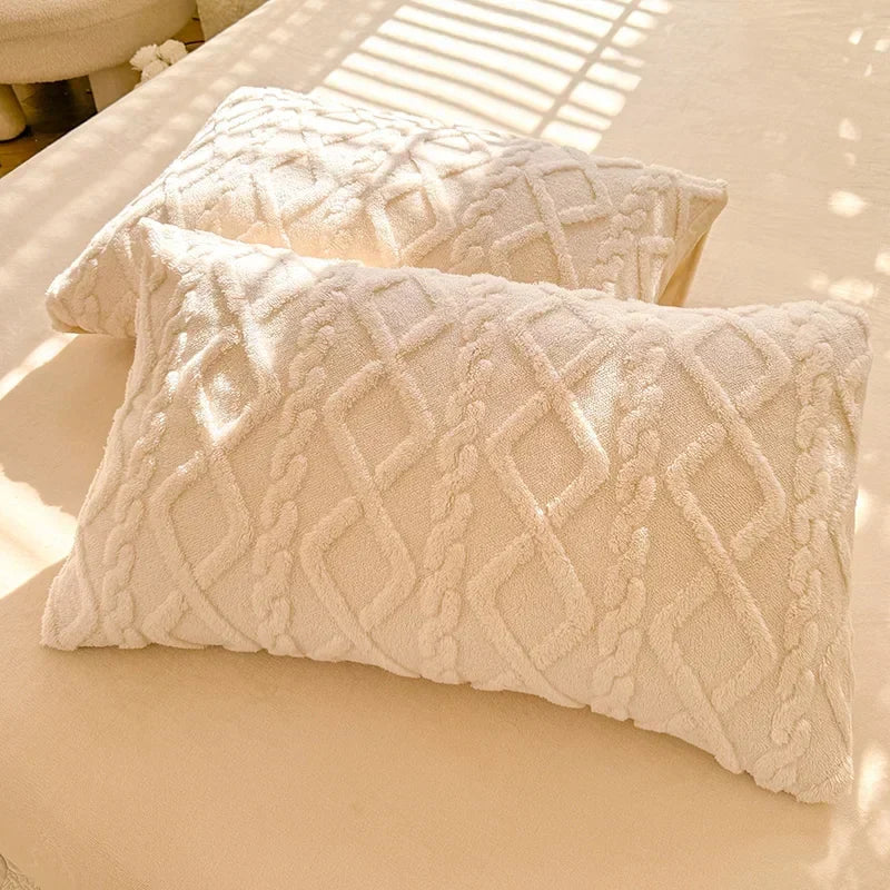 2x Soft Brushed Cotton Fitted Pillowcase Set - Luxivelle