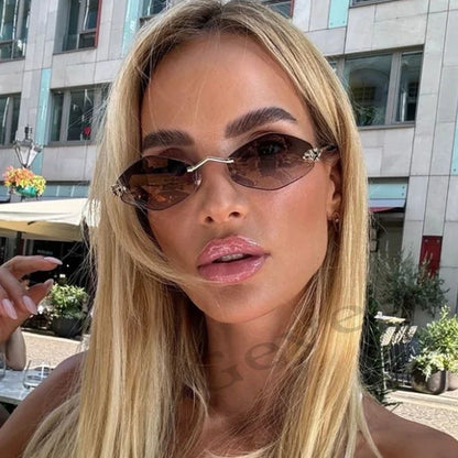 Classic Ladies Retro Metal Sunglasses - Luxivelle