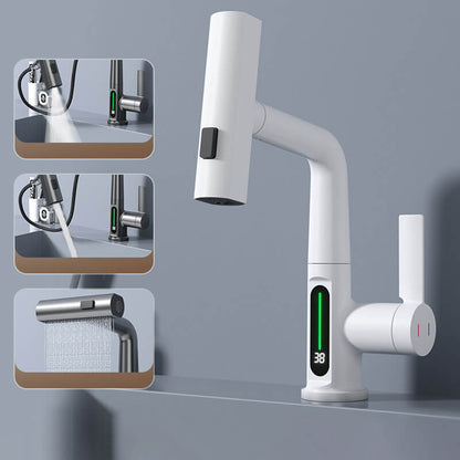 Flexible LED Faucet with 360° Swivel and Spray Nozzle
