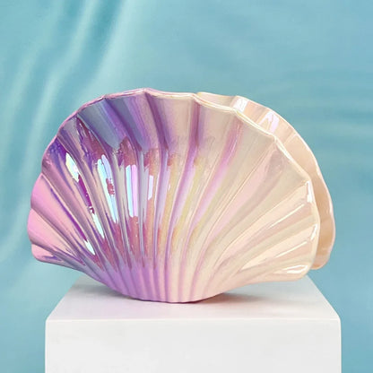 Colorful Ocean Shell Hair Clip for Women Beach Hairstyle