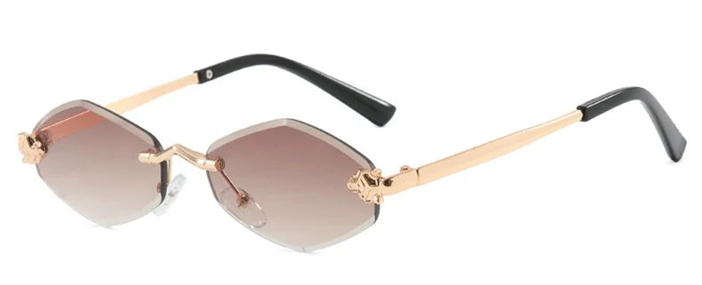 Classic Ladies Retro Metal Sunglasses