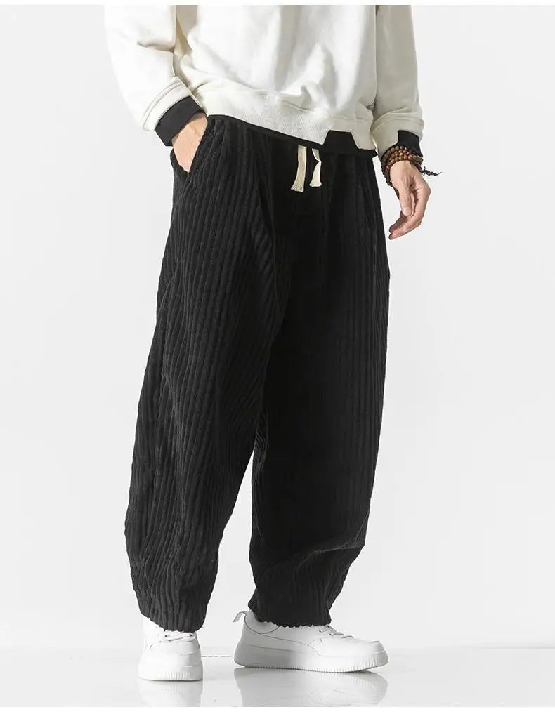 Relaxed Fit Straight Leg Pants - Luxivelle