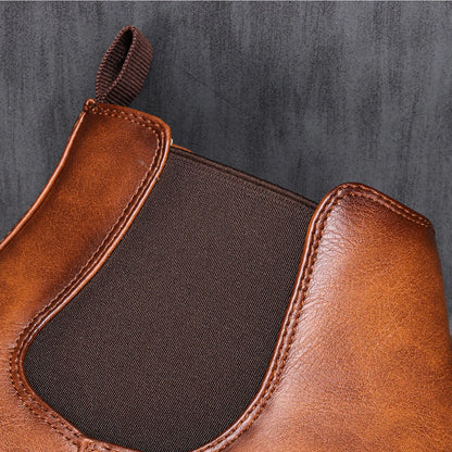 Ryder | Black Chelsea Boots for Men - High-Quality Leather, Slip-On Design 4