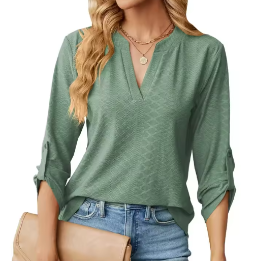 Elegant and Cozy Women's Blouse - Luxivelle
