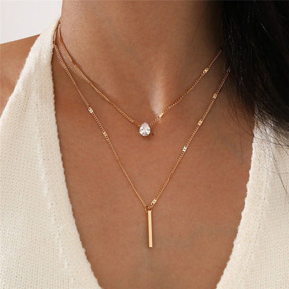 Classic Gold Chain Necklace Set - Luxivelle