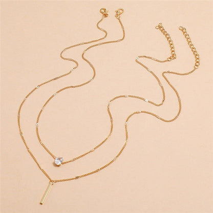 Classic Gold Chain Necklace Set
