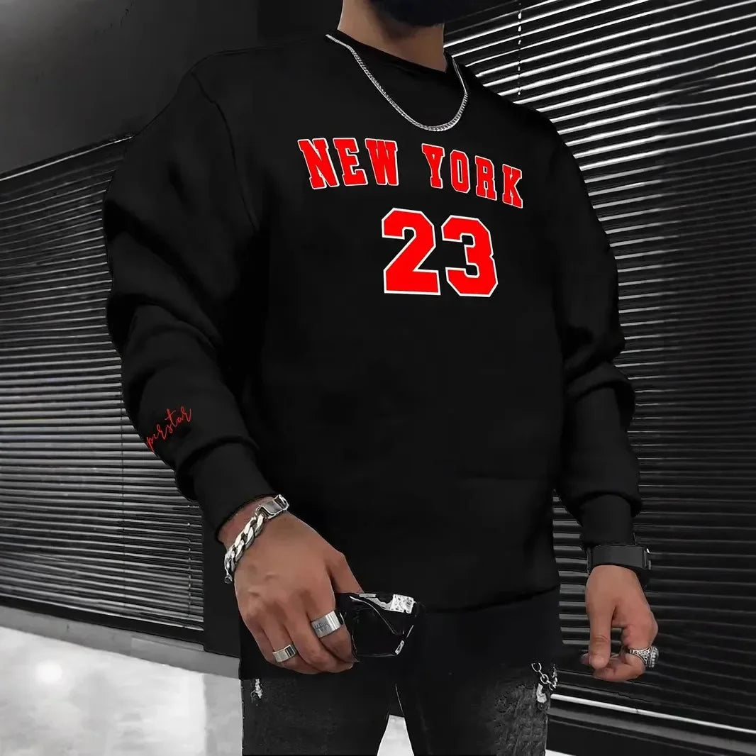 Luke | Sleek Print  Sweatshirt