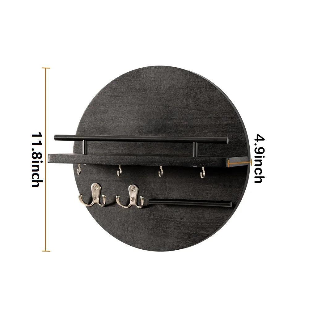 Natural Wood Key Holder - Simple Home Storage