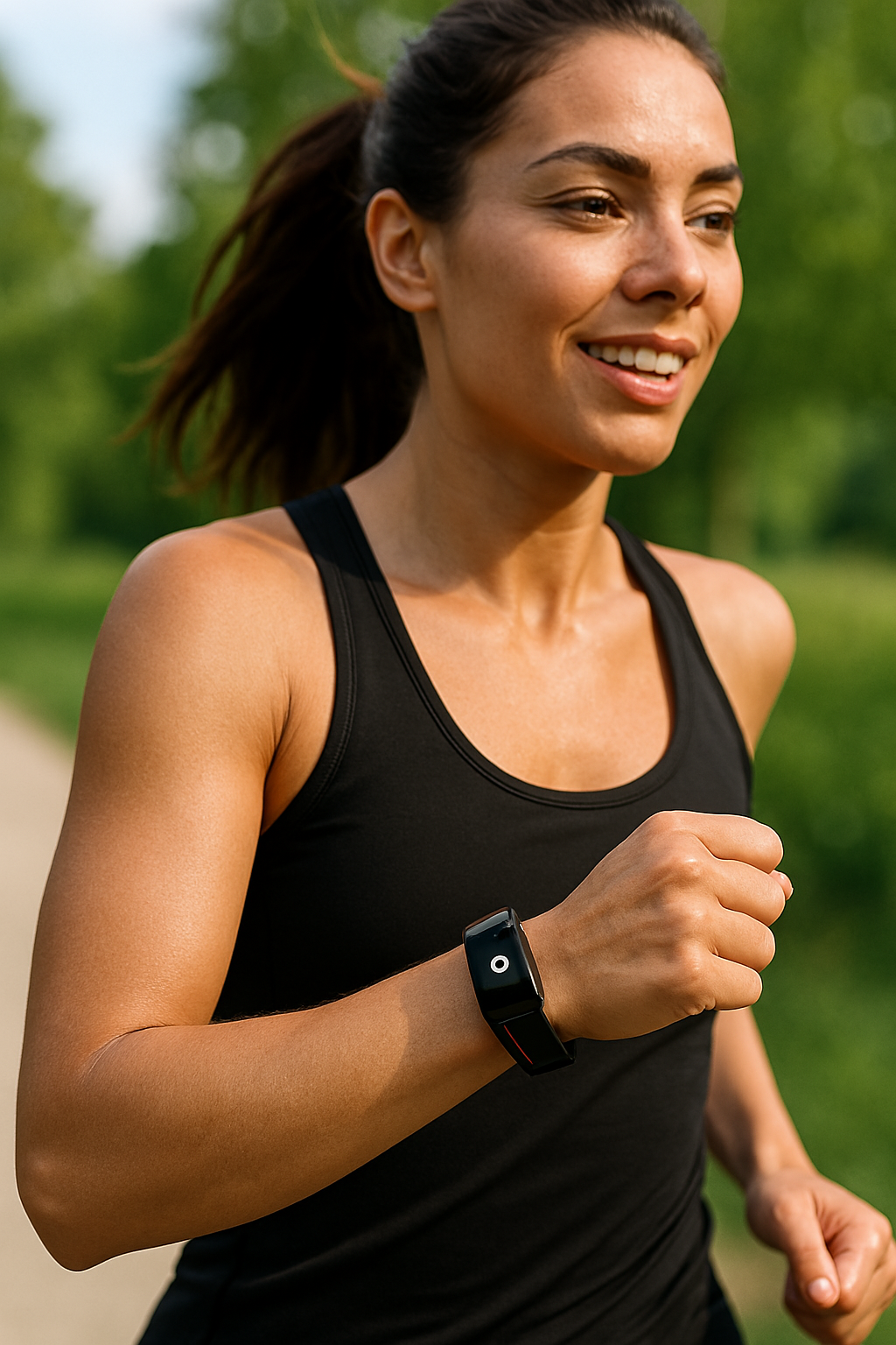 Slim Bluetooth Fitness Watch - Daily Activity Tracker