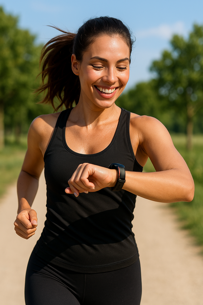Slim Bluetooth Fitness Watch - Daily Activity Tracker
