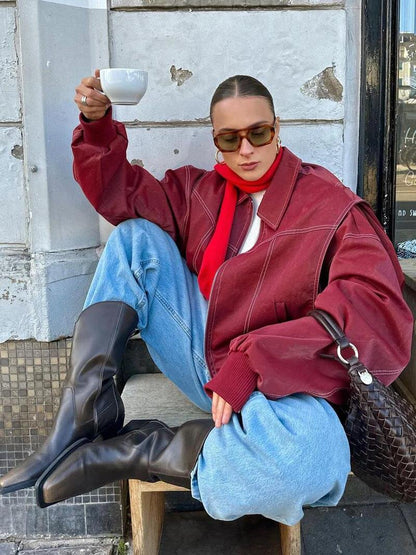 Simple Chic Women's Parka Coat