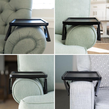 Space Saving Sofa Tray Table for Drinks and Remotes