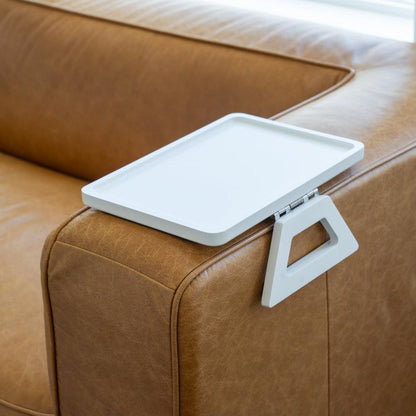 Space Saving Sofa Tray Table for Drinks and Remotes
