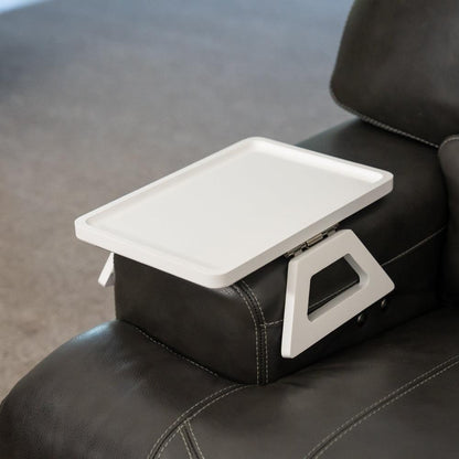 Space Saving Sofa Tray Table for Drinks and Remotes