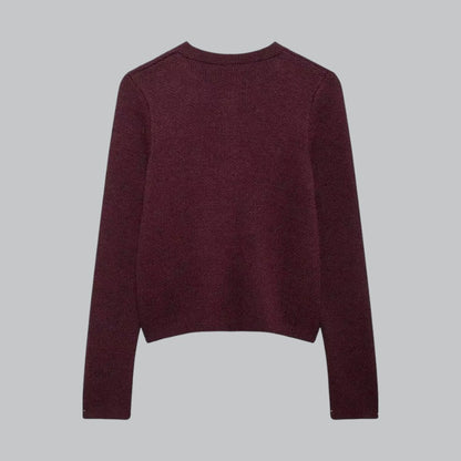 Soft Knit Cardigan with Golden Buttons 3