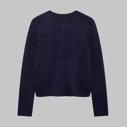 Soft Knit Cardigan with Golden Buttons 6