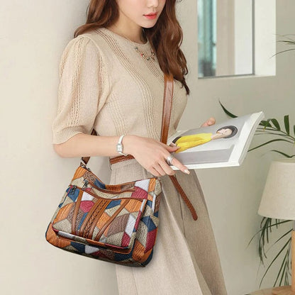 Colorful Boho Patchwork Handbag