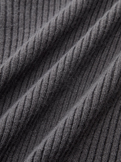 Women's Short Knit Puff Sleeve Sweater