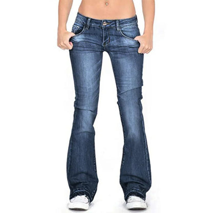 Women's Classic Flare Bell Bottom Jeans