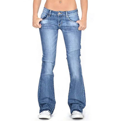 Women's Classic Flare Bell Bottom Jeans