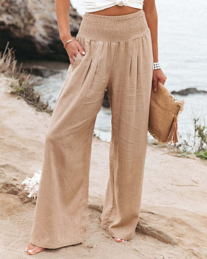 Ladies Comfortable Lightweight Summer Trousers