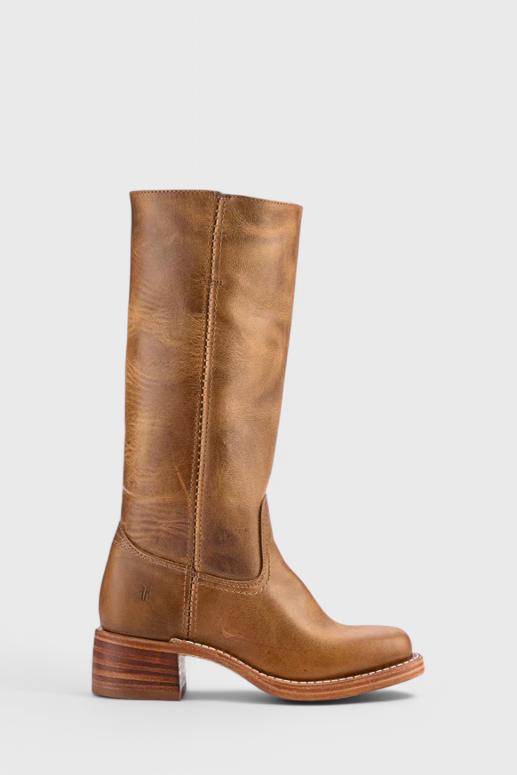 Tall Brown Leather Boots for Ladies