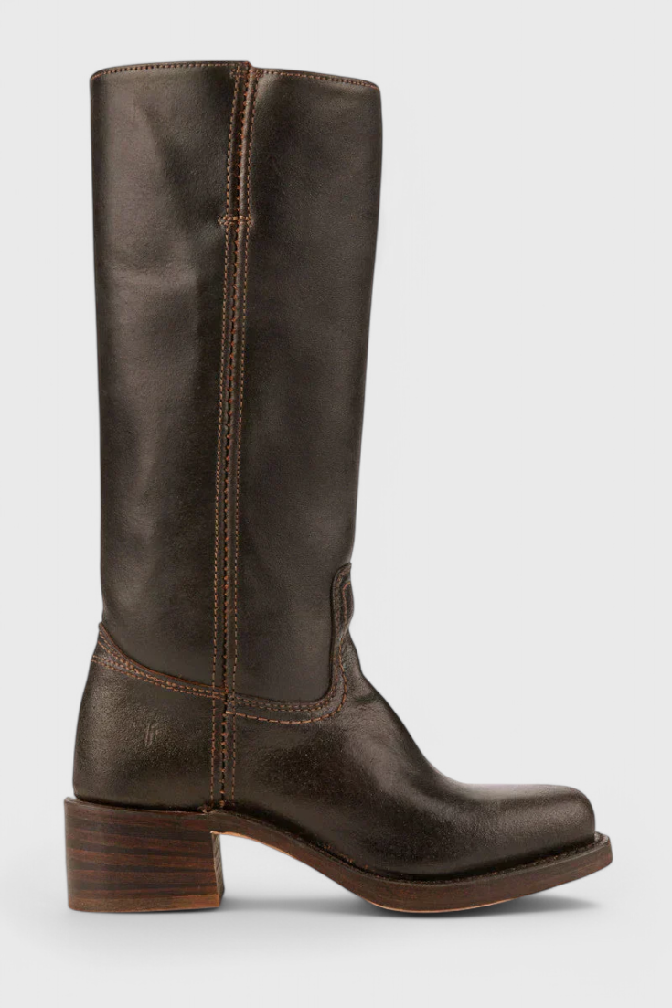Tall Brown Leather Boots for Ladies