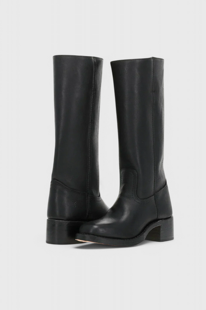 Tall Brown Leather Boots for Ladies