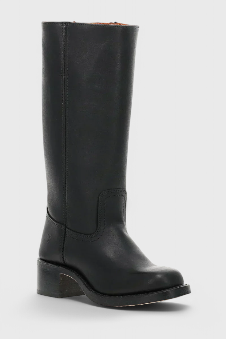 Tall Brown Leather Boots for Ladies