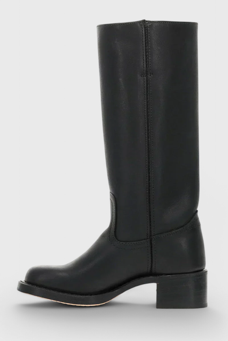 Tall Brown Leather Boots for Ladies